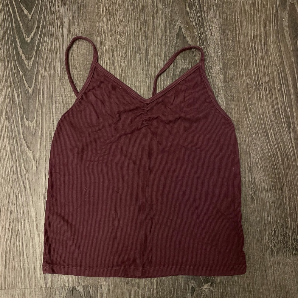 American eagle burgundy top